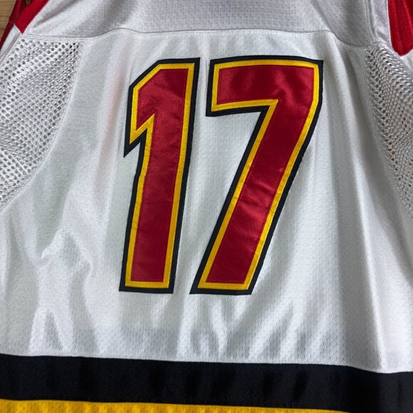 Vintage Hockey Jersey Size 48 White Red Cross Gemini - Picture 11 of 13